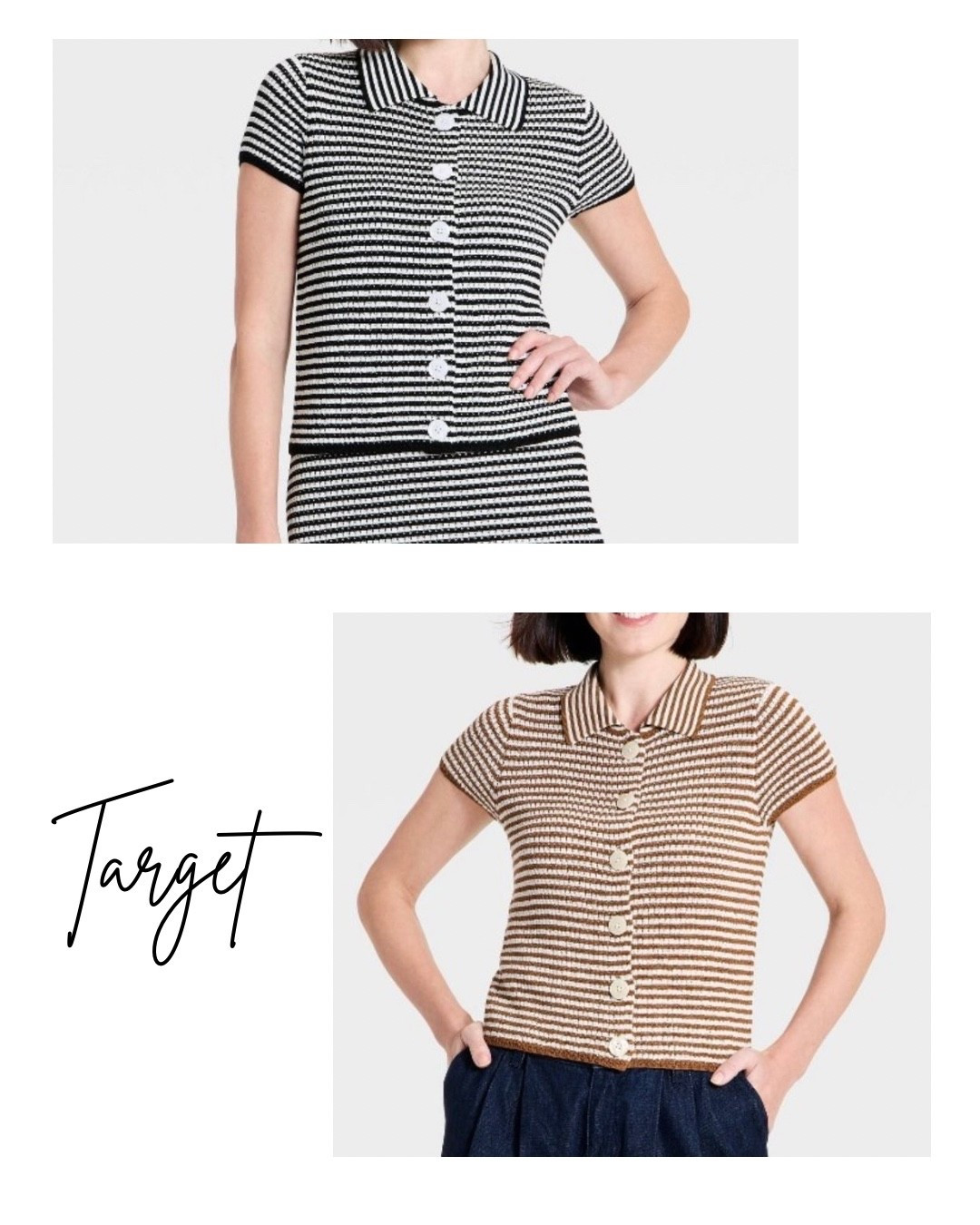 New at Target

Women's Button-Up Collar Short Sleeve Sweater Top

#LTKOver40