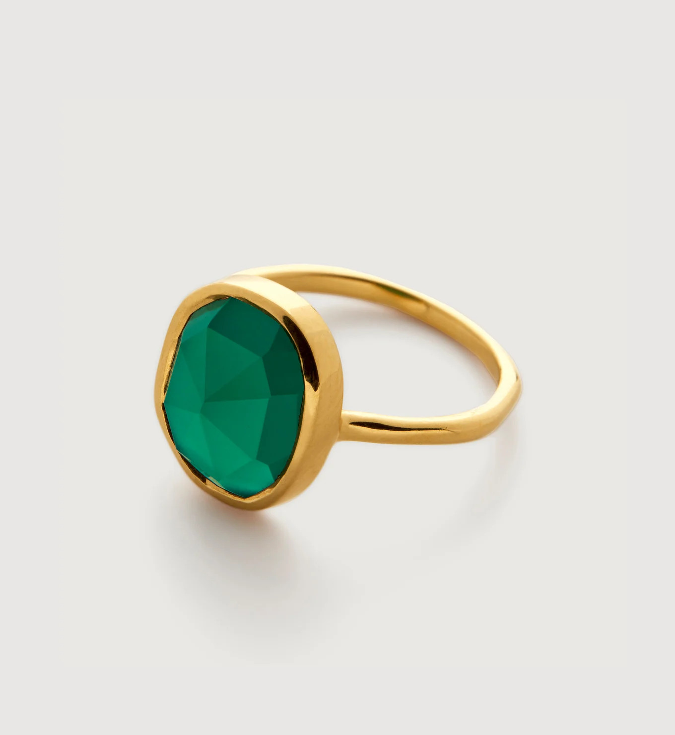Siren Gemstone Medium Ring | Monica Vinader (US)