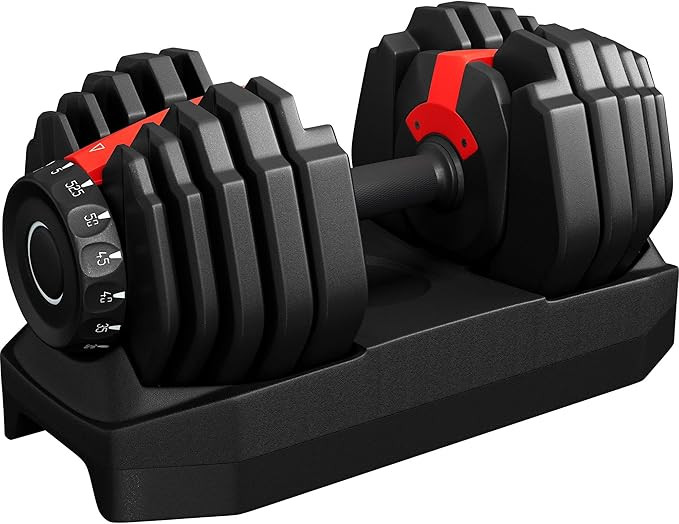 Yaheetech Adjustable Dumbbell Set 28/40/52.5/90LBS Adjustable Dumbbells Fast Adjust Dumbbell Weig... | Amazon (US)