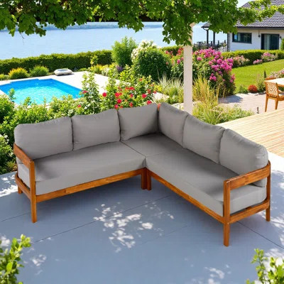 79'' Outdoor Daybed, 5 - Person Patio Daybed with Cushions | Wayfair North America