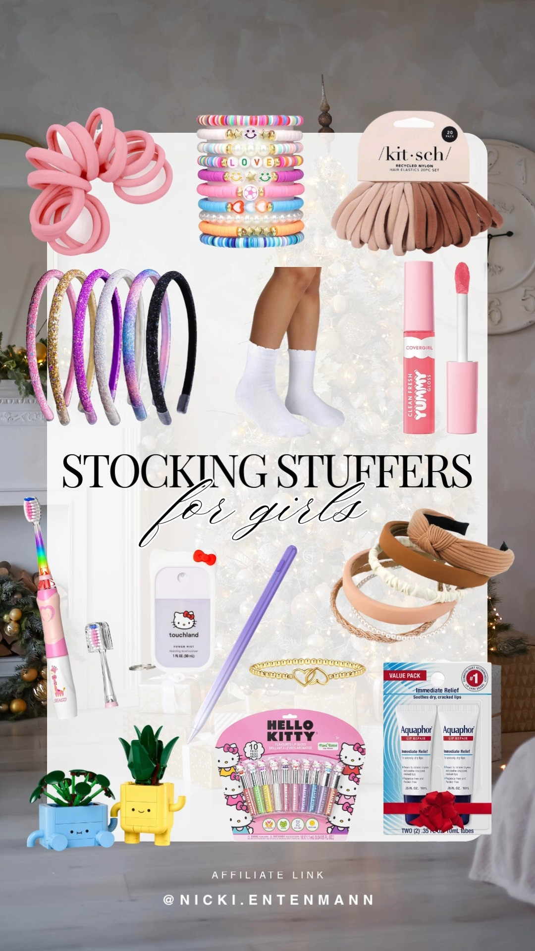 Check out these cute and fun stocking stuffers for girls! From lip gloss to headbands, perfect for any girl's holiday gift list. #StockingStuffers #HolidayGifts #AmazonFinds #GirlsFavorites #GiftIdeas											 

 #LTKGiftGuide #LTKHoliday #LTKKids