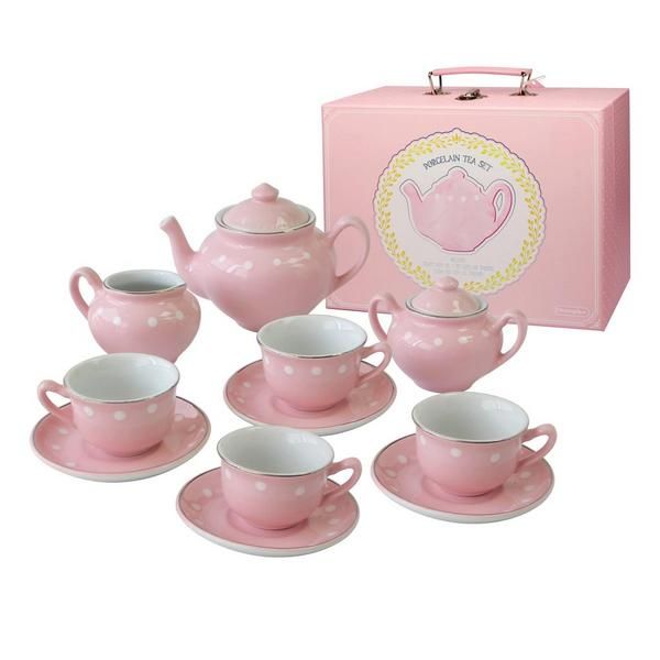 Bright Stripes Porcelain Dot Tea Set | Janie and Jack