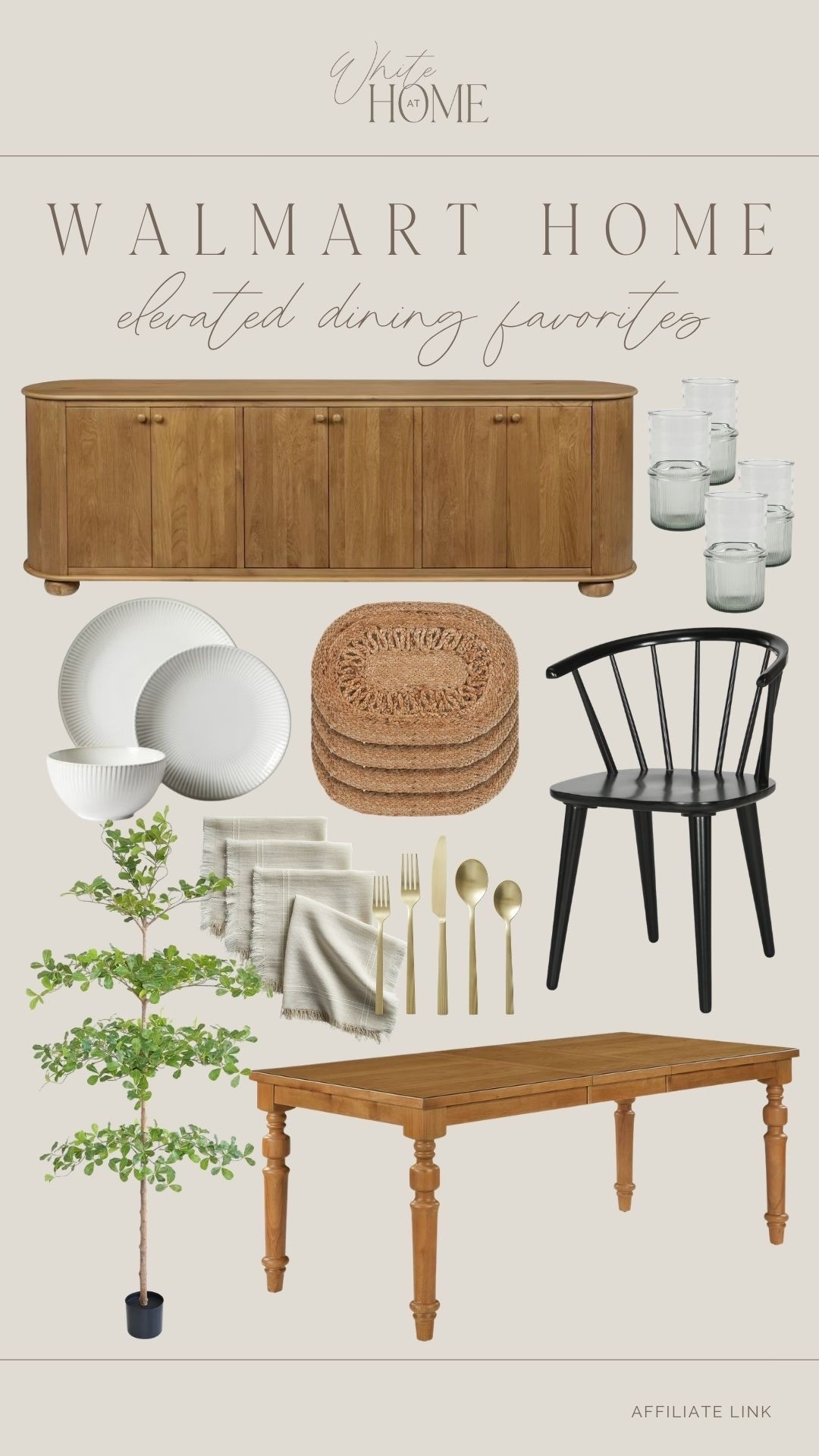 A gorgeous dining room curated with finds and favorites all from Walmart! I have many of these pieces and love the quality and price points!

#LTKHome