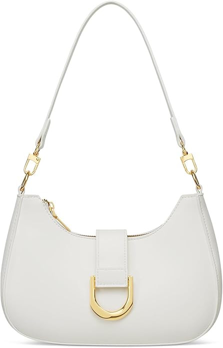 KKXIU Small Shoulder Bag for Women - Crescent Bag Small Purses for Women Trendy Vegan Leather Pur... | Amazon (US)