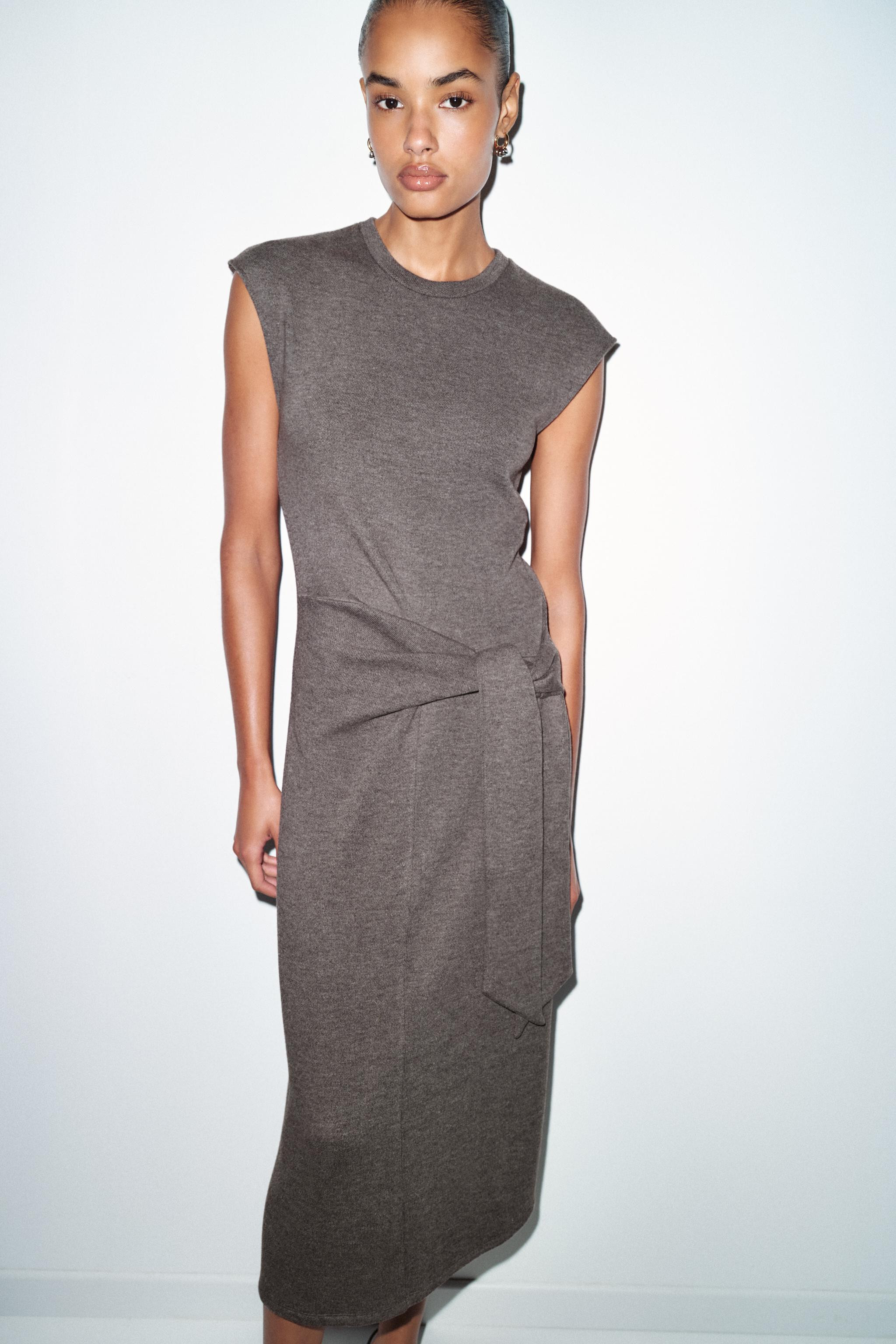 SOFT KNOTTED DRESS | Zara US