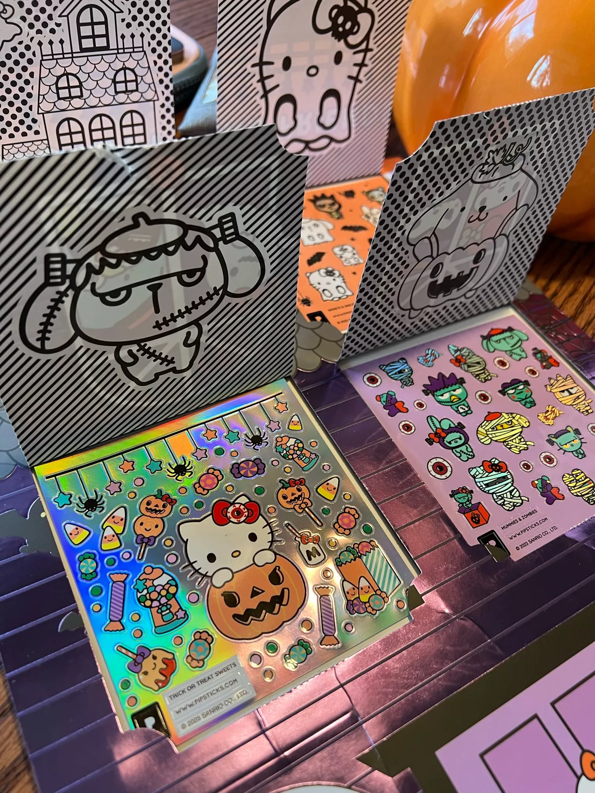 Hello Kitty and Friends Halloween Sticker Countdown