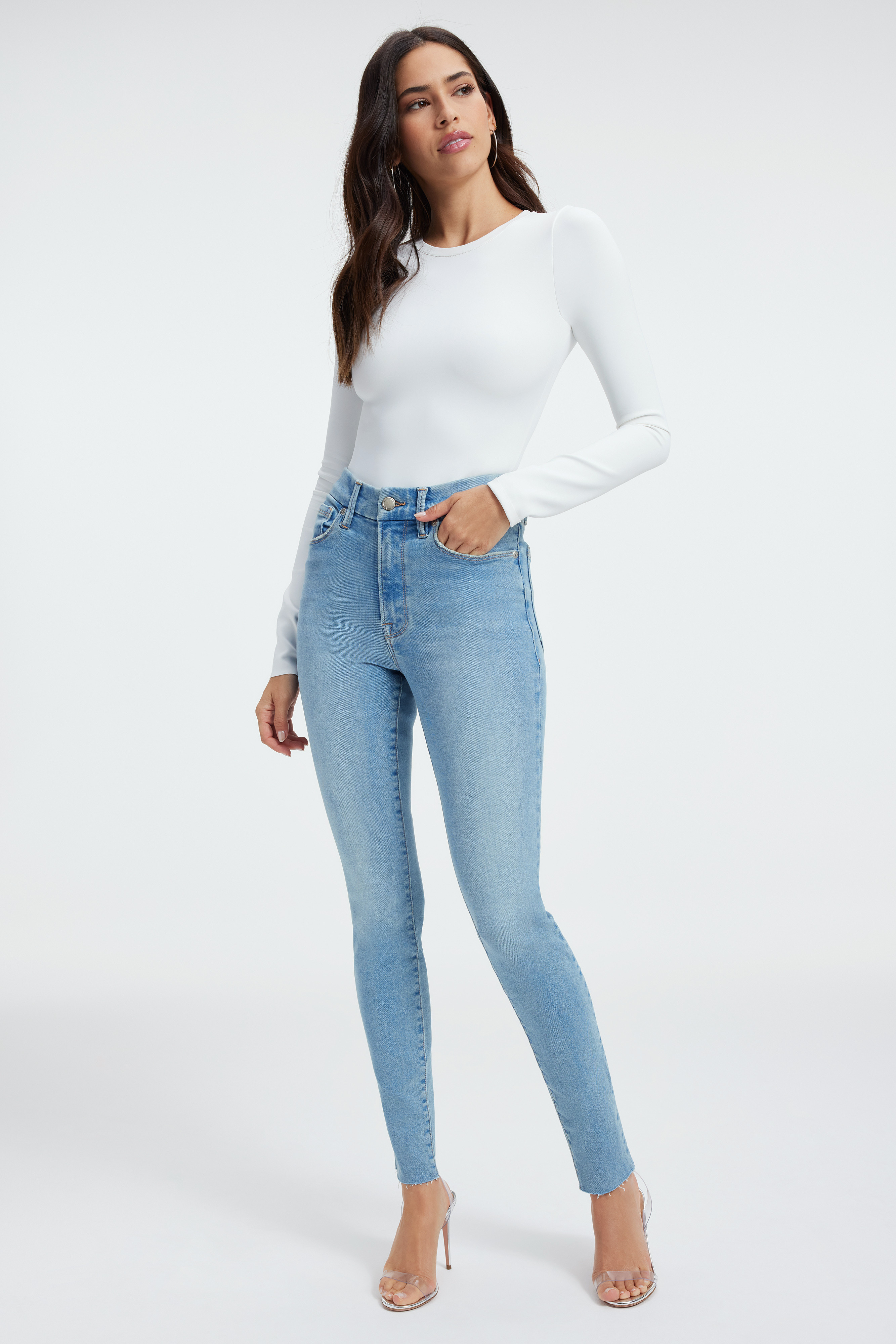 ALWAYS FITS GOOD LEGS SKINNY JEANS | Good American