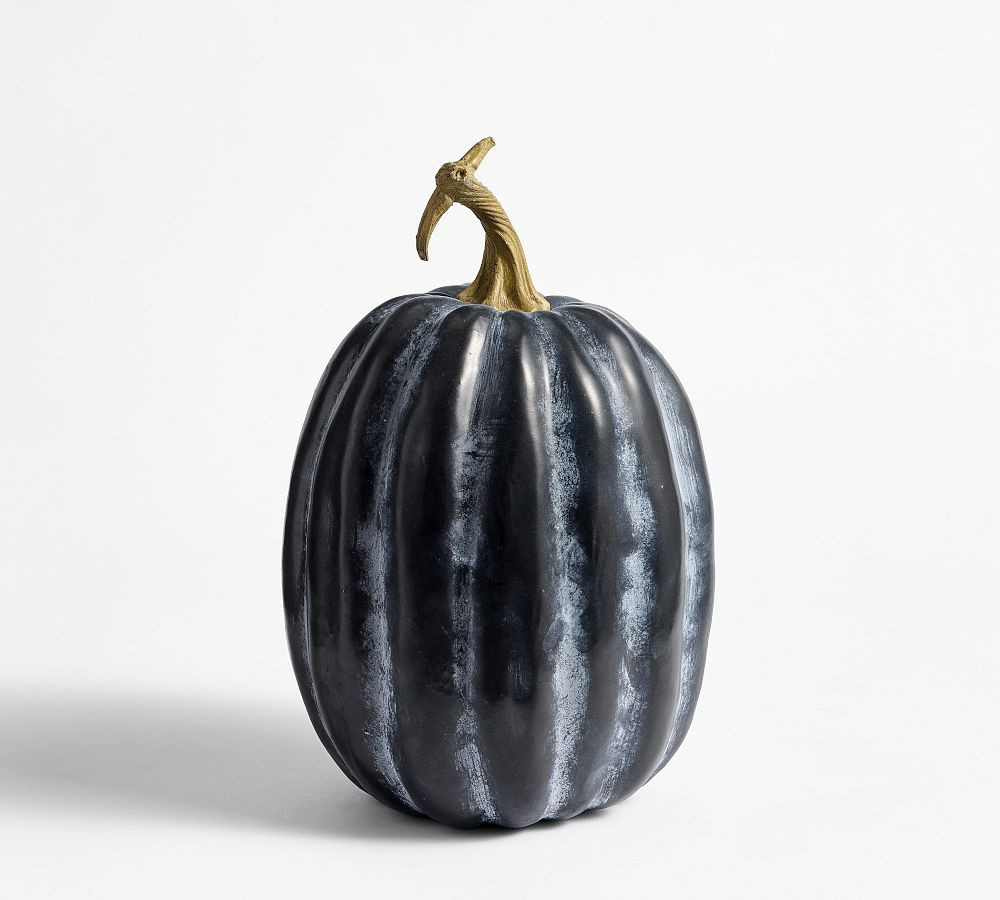 Faux Pumpkin, Black, Tall | Pottery Barn (US)
