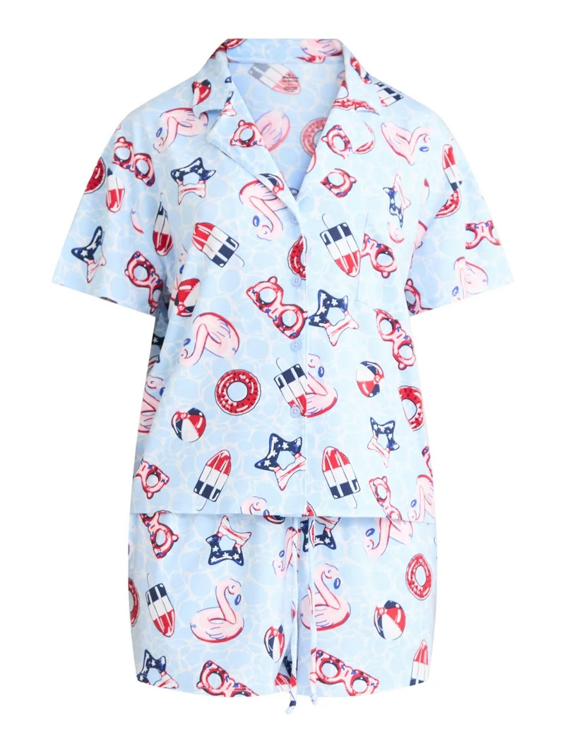 Way To Celebrate4.8 stars out of 69 reviews(4.8)|69 Way to Celebrate Women's Notch Collar Top and... | Walmart (US)