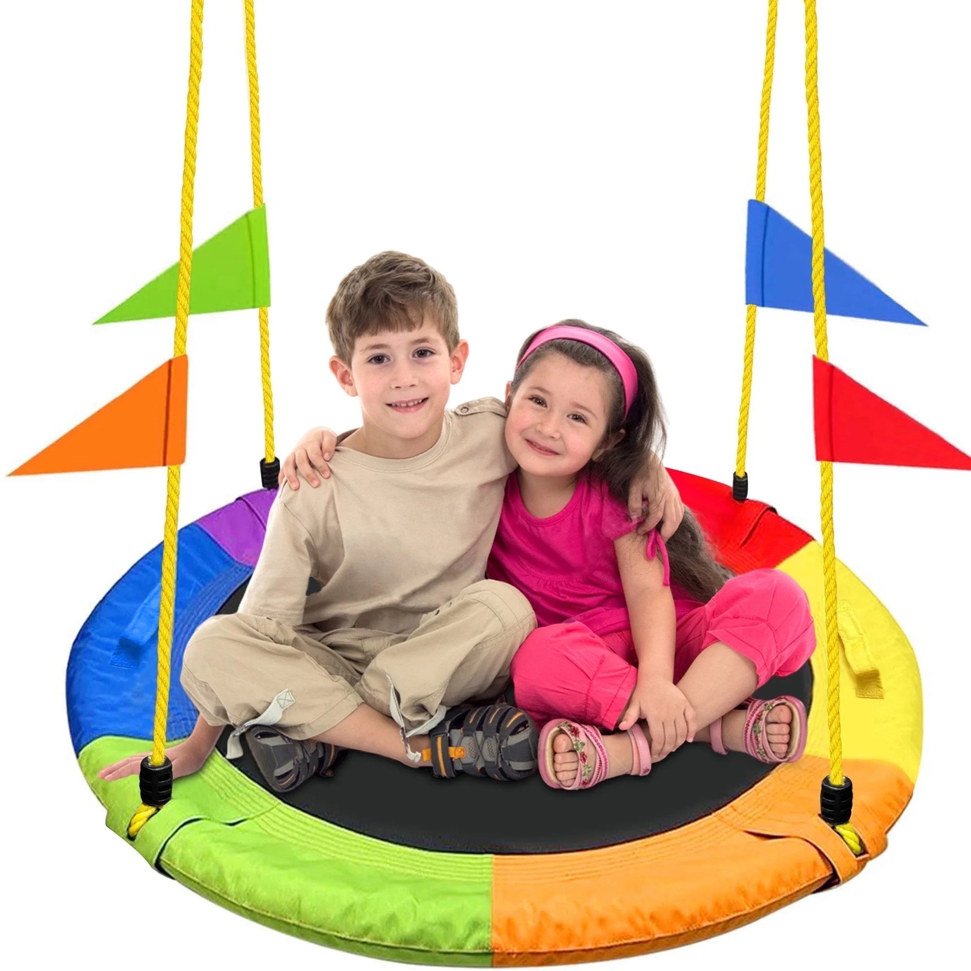 GVDV 40" Saucer Swing 750Lb Capacity, Waterproof Oxford Tree Swing for Kids Gift, Indoor and Outd... | Walmart (US)