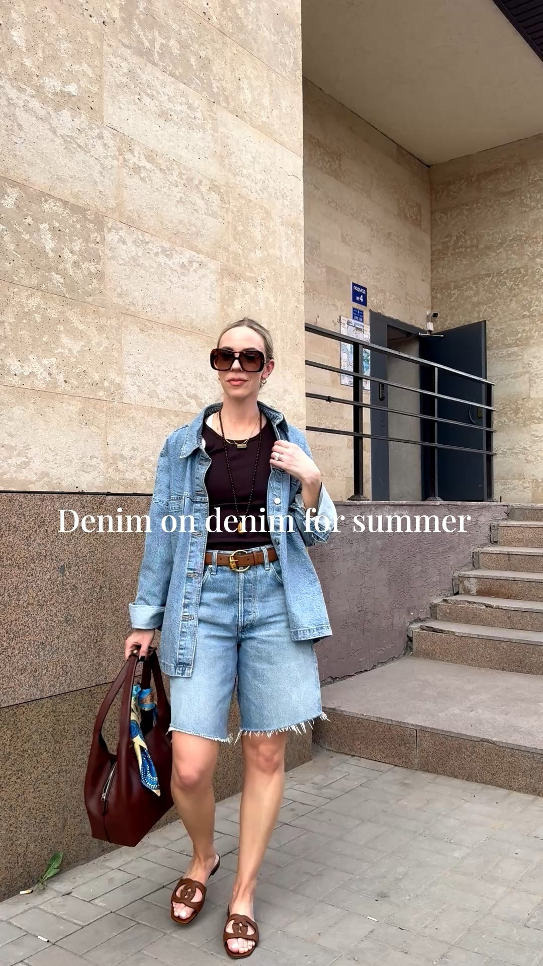 All denim outfit for summer - these bermuda shorts are my favorite! So worth the investment

#LTKSeasonal #LTKOver40 #LTKSaleAlert