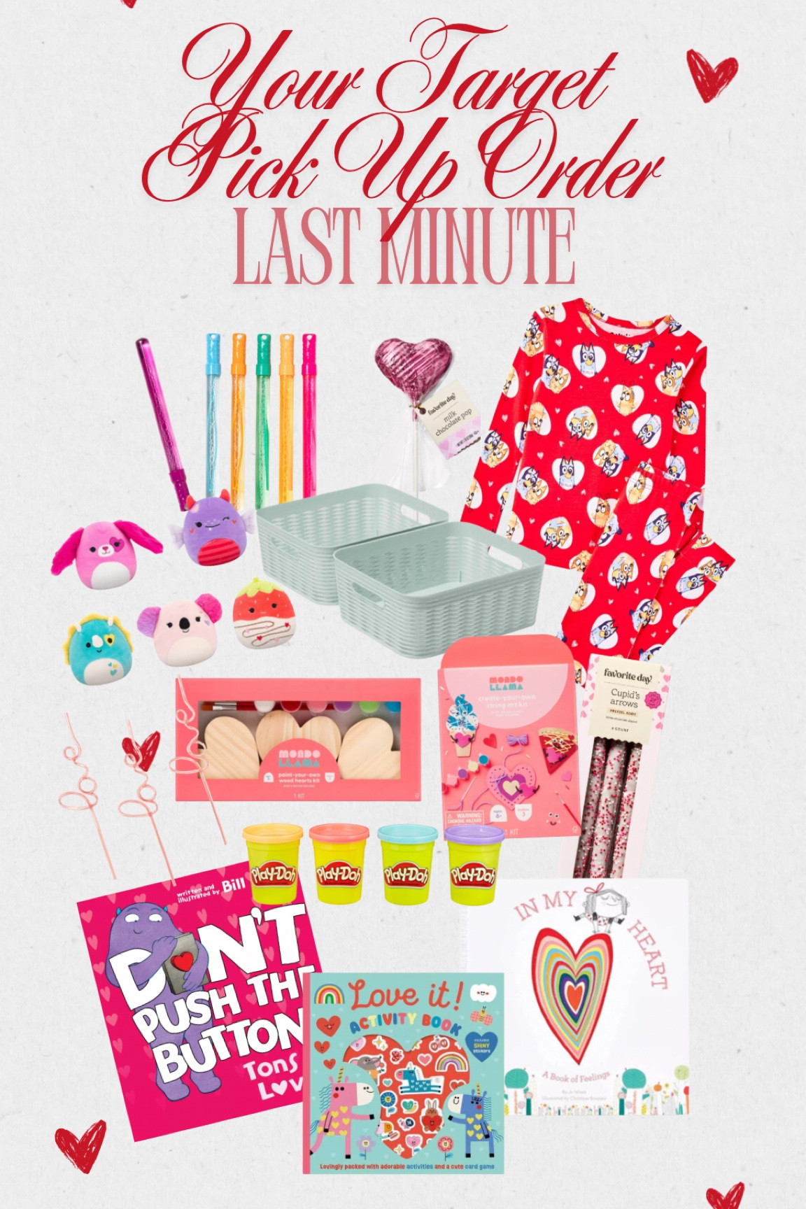 Last minute target pick up order for Valentine’s Day baskets 

#LTKMostLoved #LTKSeasonal #LTKFamily