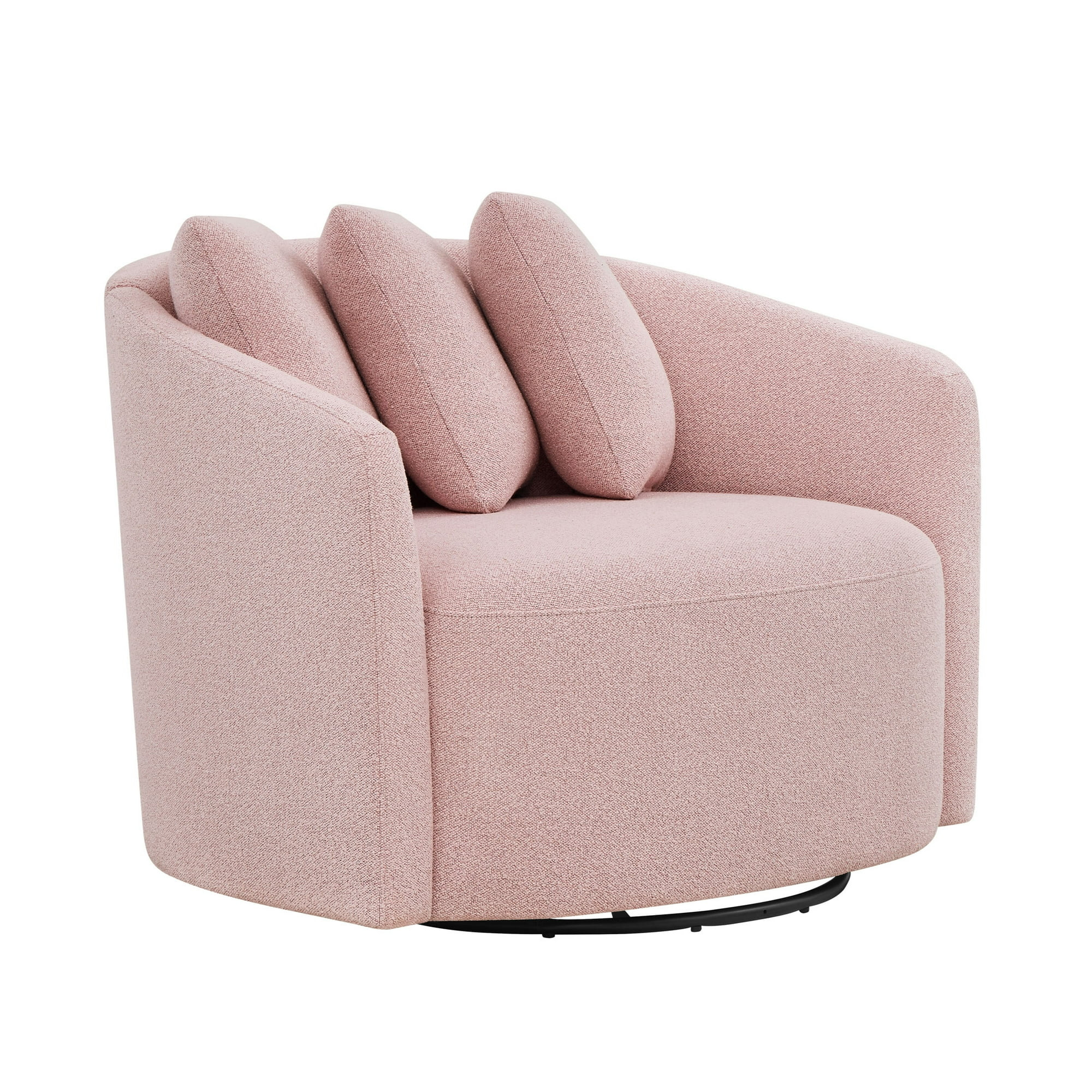 Beautiful Drew Accent Chair by Drew Barrymore, Pink Blush Boucle | Walmart (US)