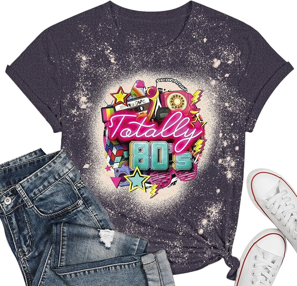 80s Shirt for Women in My 80s Era T-Shirt I Love the 80's Shirts Vintage 80's Music Party Tee Top... | Amazon (US)