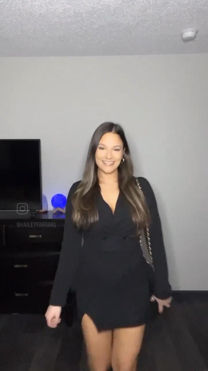 Loving this 2 piece black outfit 🖤 | all black outfit | date night | date night outfit | night out | ootd | trendy | trendy fashion | blazer | cropped blazer | skirt | fashion | dressy outfit |

#LTKFind #LTKworkwear #LTKunder50