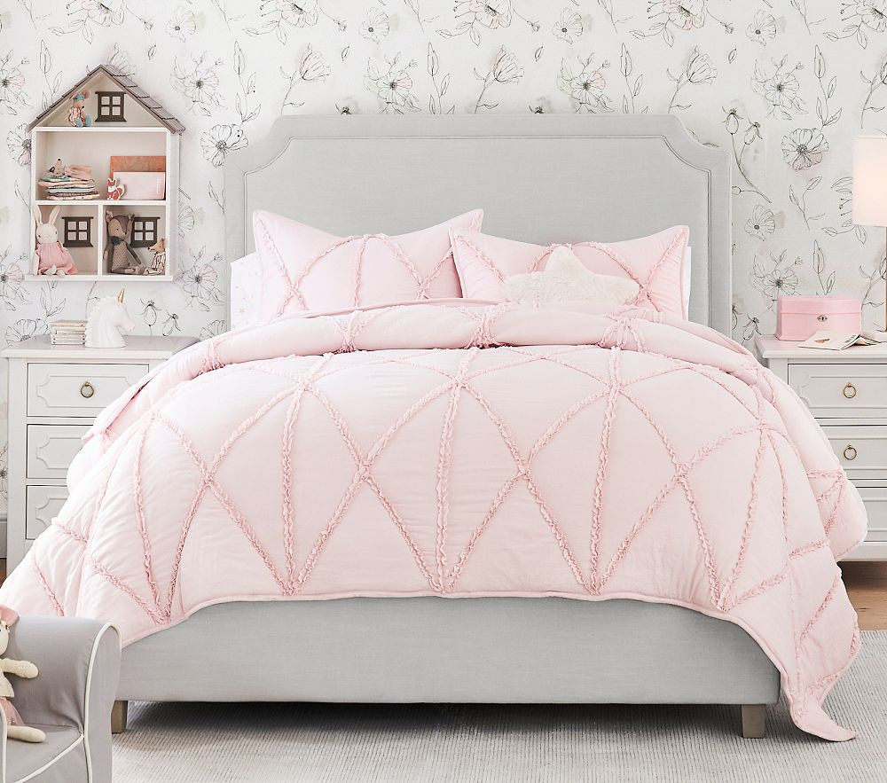 Ava Upholstered Bed | Pottery Barn Kids