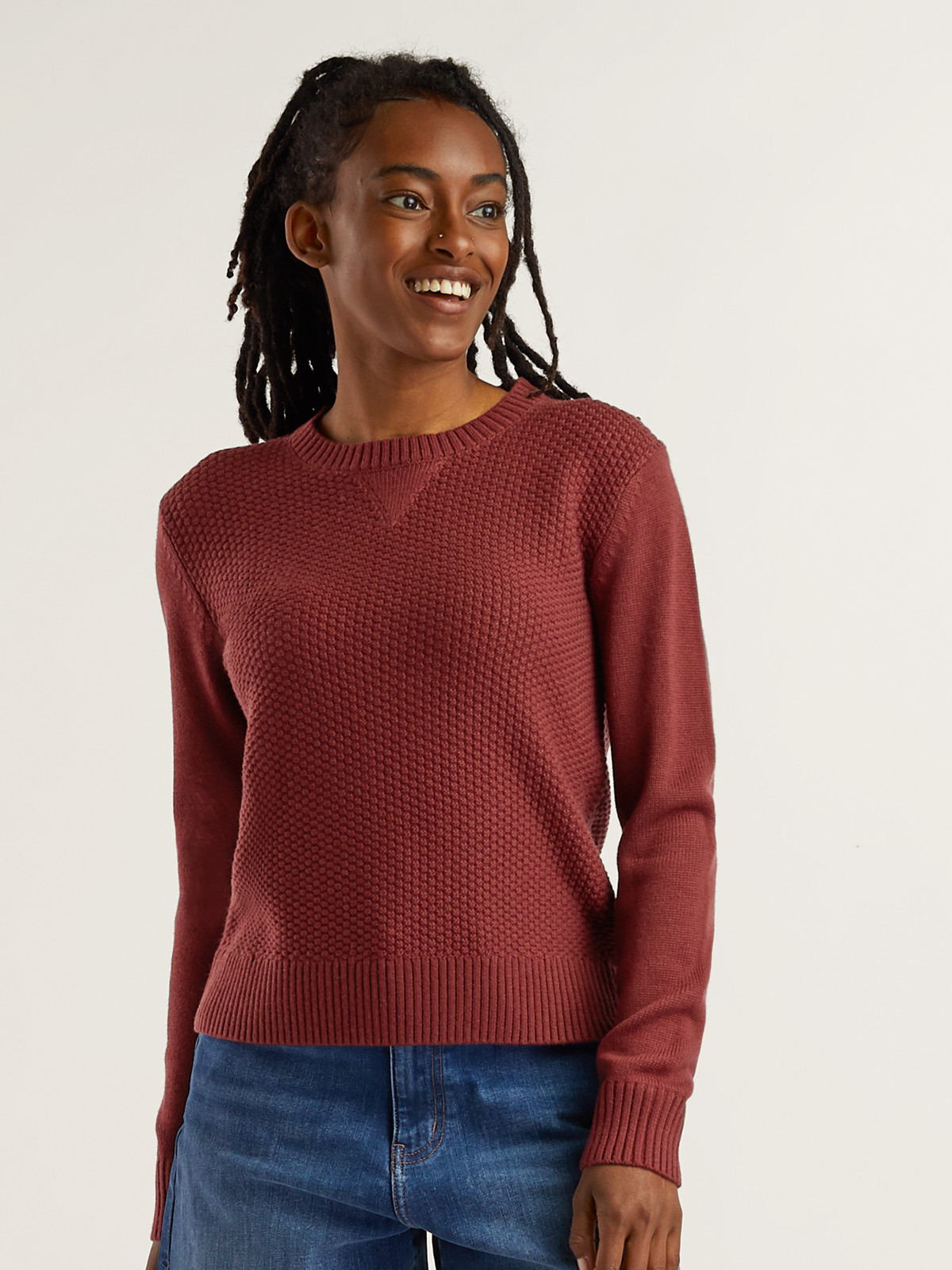 Breakthrough Merino Blend Crew Neck Sweater | Title Nine