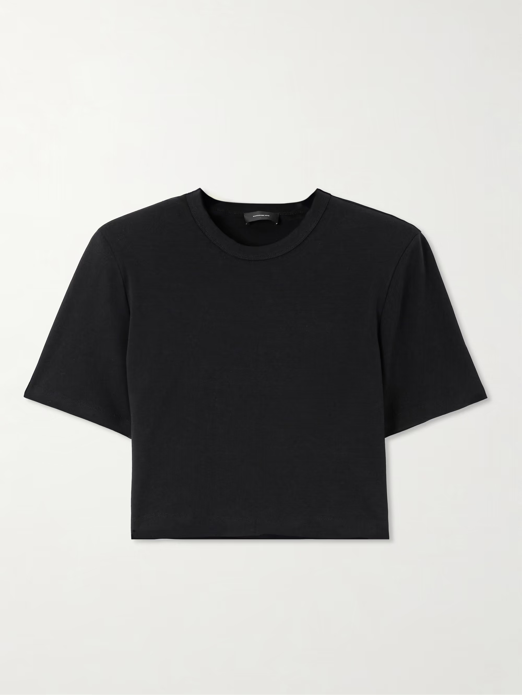 Cropped cotton-jersey t-shirt | NET-A-PORTER (UK & EU)