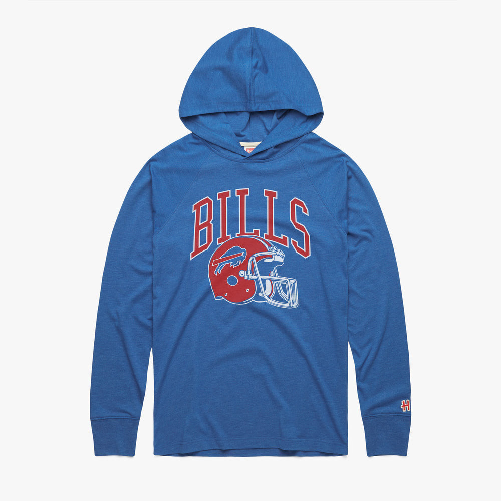 Buffalo Bills Helmet Retro Lightweight Hoodie | Homage