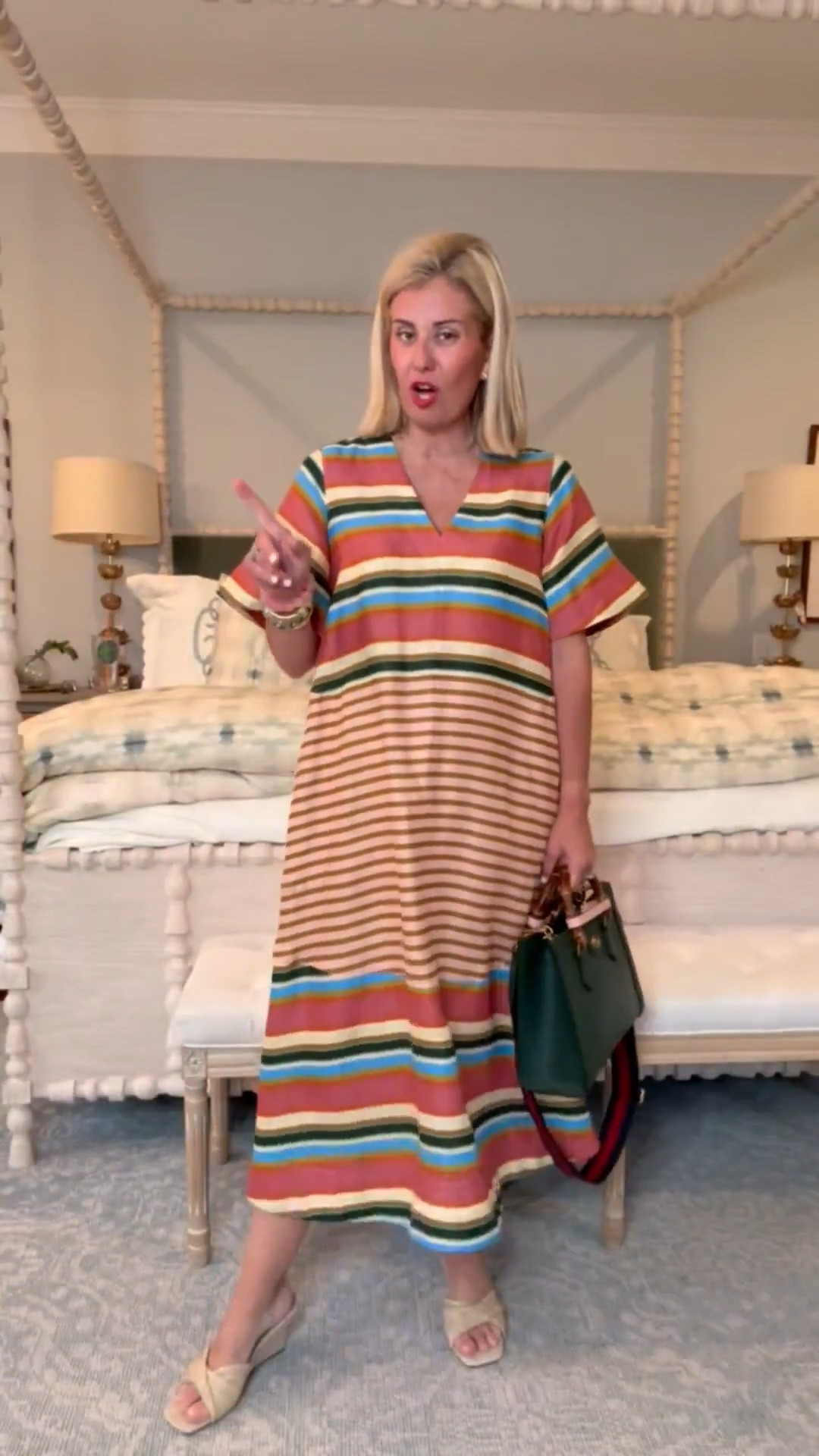 Banana Republic 40% off! Stripes, colors, flowy and has pockets….that’s a yes! So many places I’m wearing this one. I’m in xs & 8 heel.

#LTKOver40 #LTKmomlife #LTKdayinmylife

#LTKSpringSale #LTKSaleAlert #LTKOver40