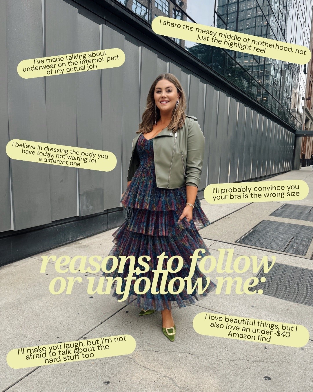 Reason to follow (or unfollow) me! 💚

#LTKmomlife #LTKPlusSize #LTKBeauty
