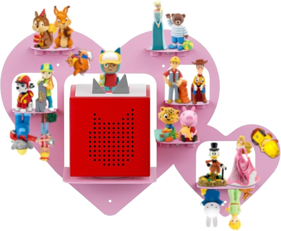 Metal Bracket for Toniebox,Floating Shelf for Tonies Figures 20-30pcs Storage,Wall Mounted Bracke... | Amazon (US)