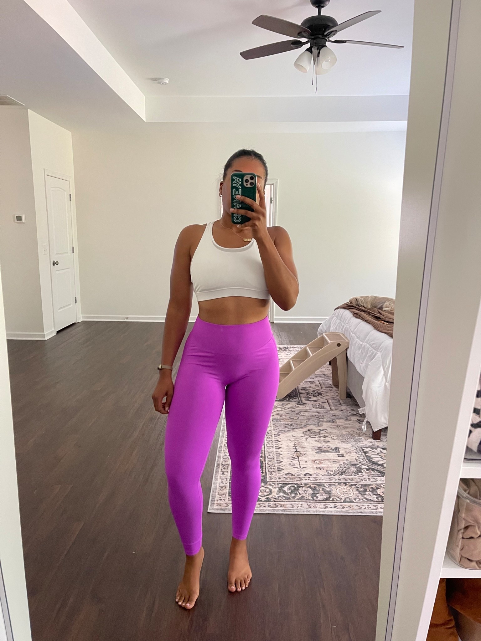 Fabletics fuchsia butt enhancing seamless workout leggings. Wearing a size medium for reference.

#LTKActive #LTKMidsize