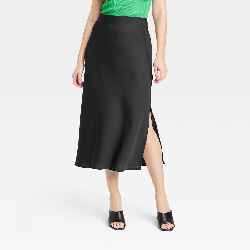 Women's Midi A-Line Slip Skirt - A New Day™ | Target