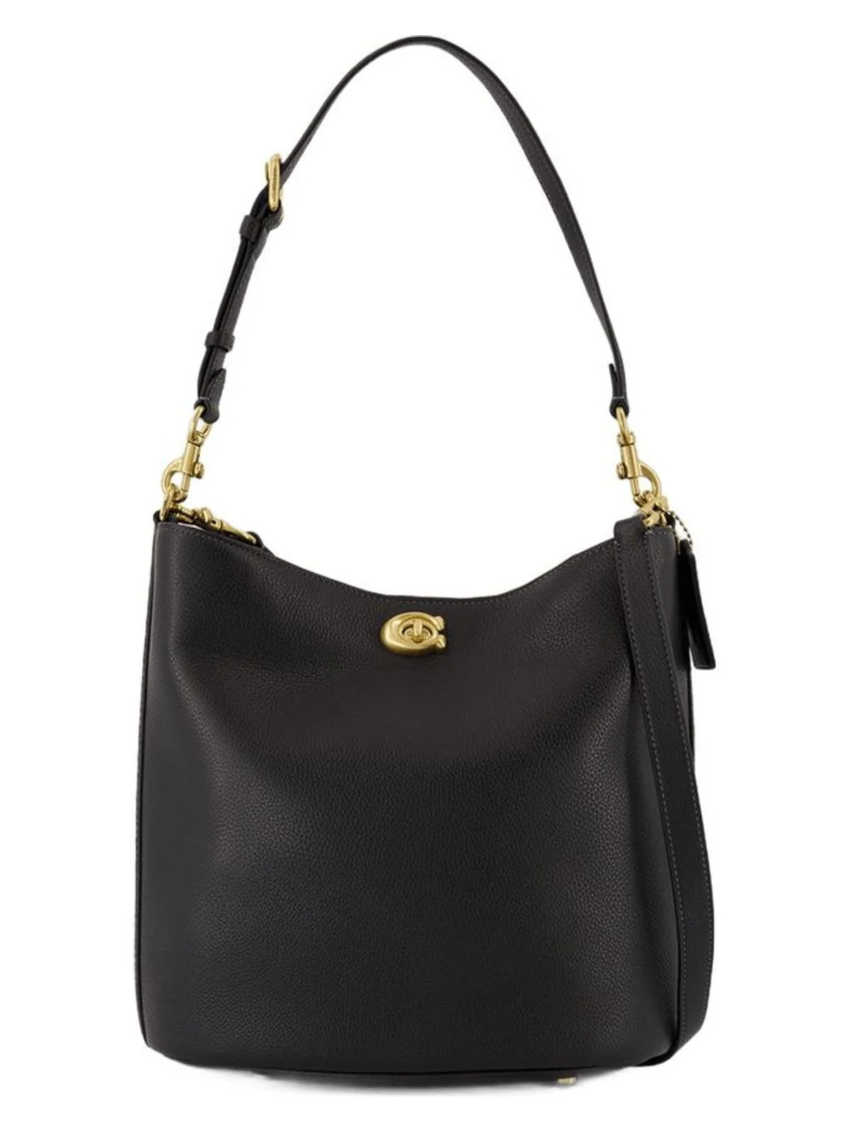 Coach Women's 100% Cow Leather Bag in Black | Size UNI | CW624 | LOZURI