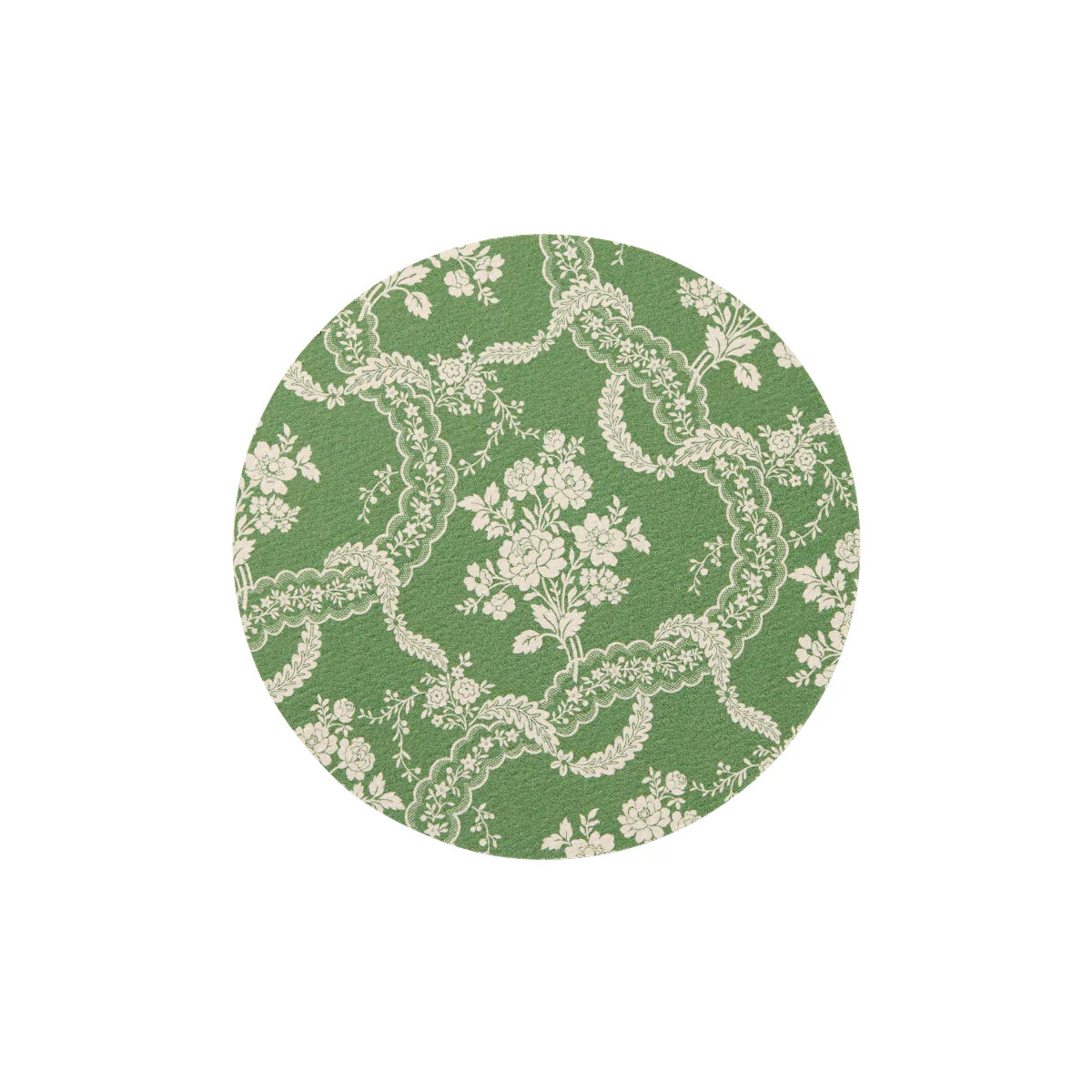 Jardin Vert Lace Round Coasters | Caitlin Wilson Design