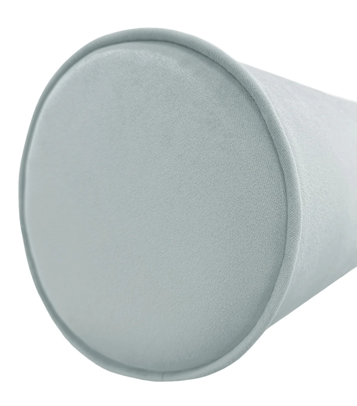 THE BOLSTER :: MELROSE VELVET // MIST + TRELLIS TRIM // BONE | LITTLE DESIGN COMPANY