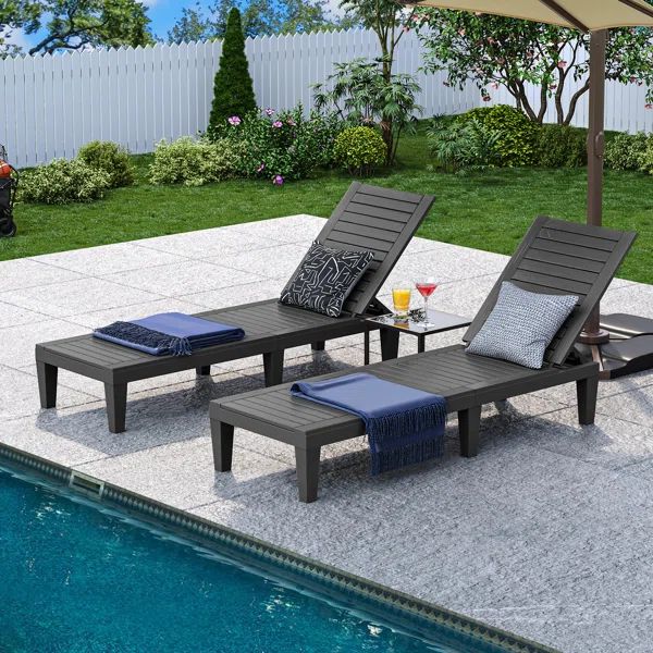 Ason Outdoor Resin Chaise Lounge | Wayfair North America