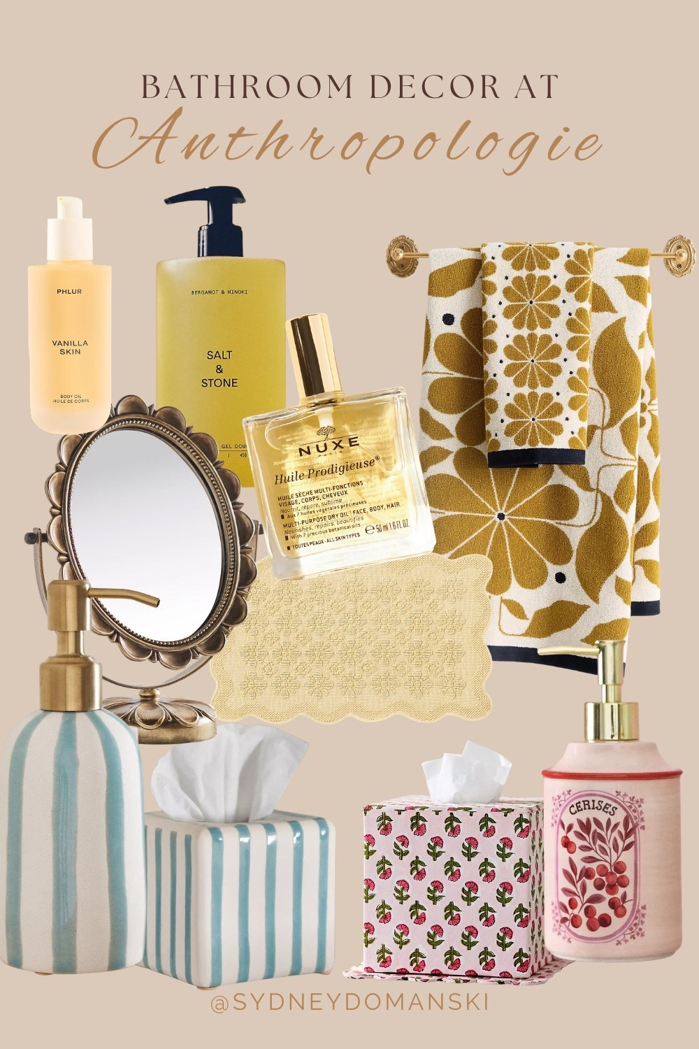 Need a bathroom refresh? These adorable Anthropologie bathroom items are so dreamy! From soap dispensers to towels to a few of my favorite beauty products. Shop now! 

#LTKBeauty #LTKHome #LTKU