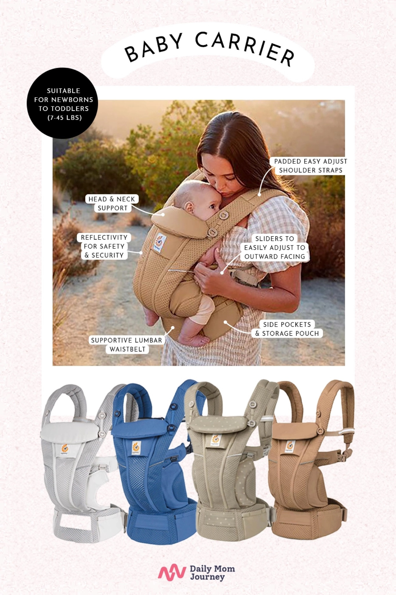 Stylish and Practical: The camel-colored baby carrier adds a touch of elegance to mom’s everyday look. 

#LTKBaby #LTKFamily #LTKKids