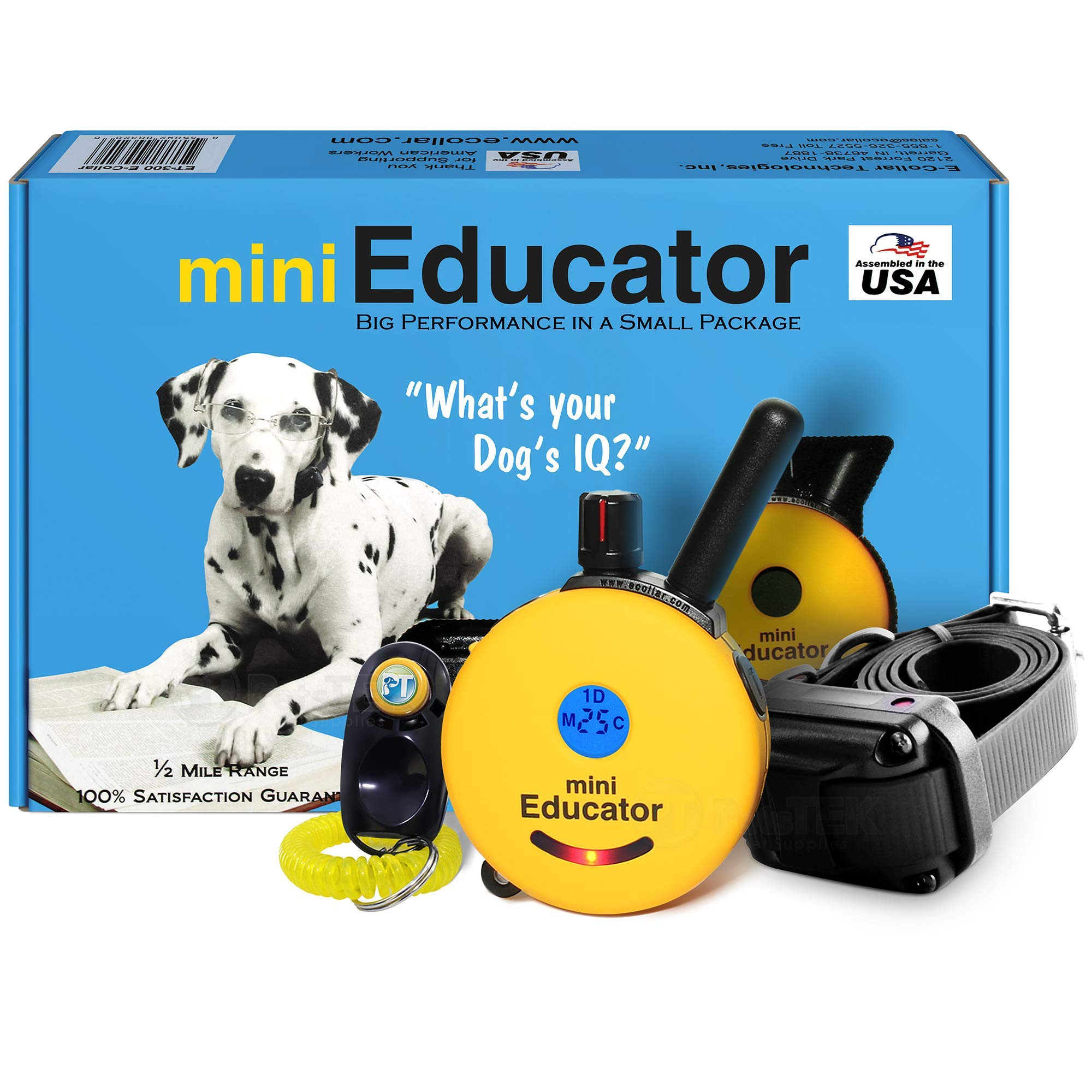 E-Collar - ET-300-1/2 Mile Remote Waterproof Trainer Mini Educator Remote Training Collar - 100 T... | Amazon (US)