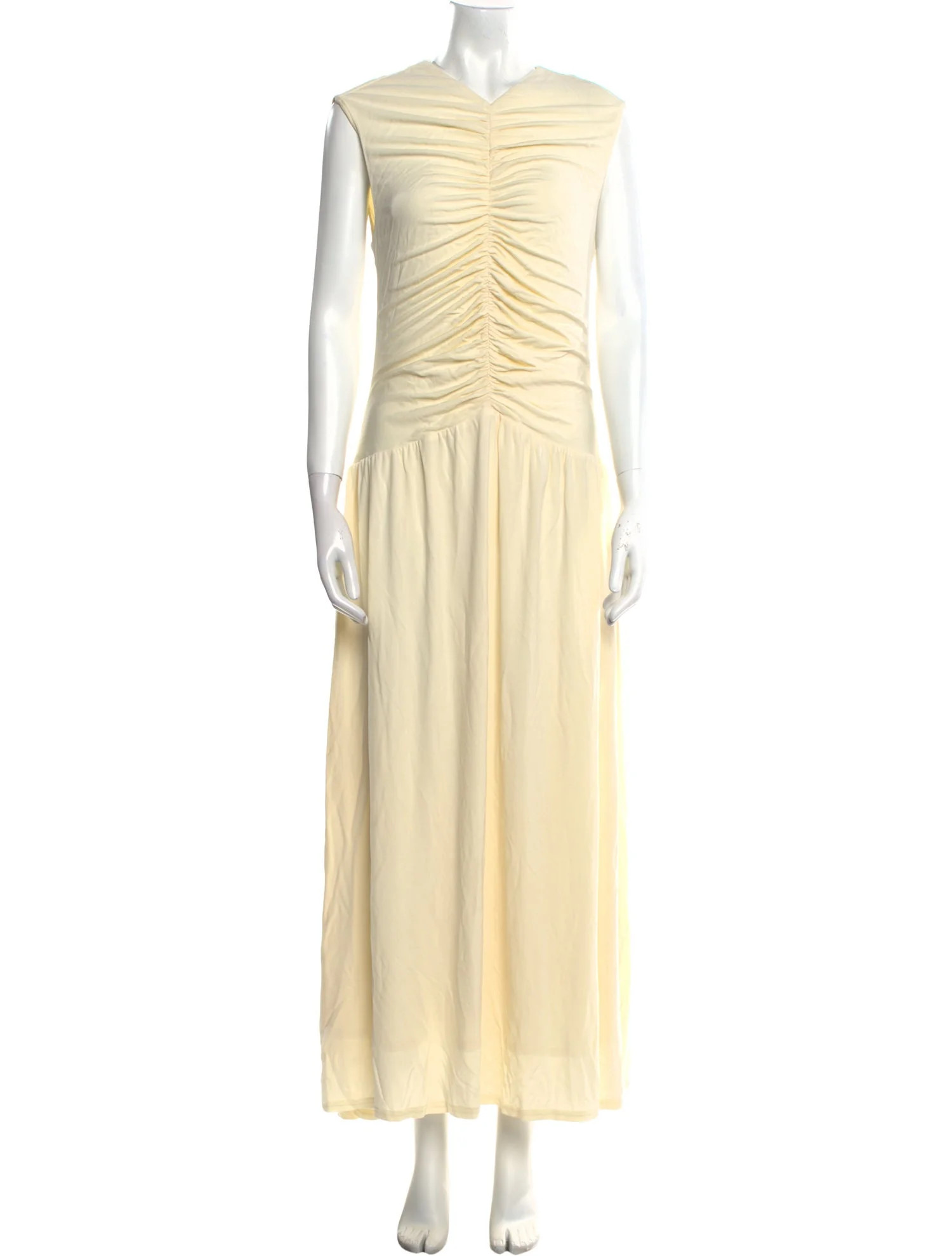 V-Neck Long Dress | The RealReal