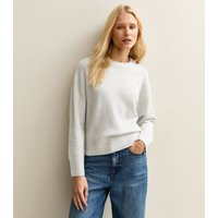 Women's Light Grey Crew Neck Jumper New Look | New Look (UK)