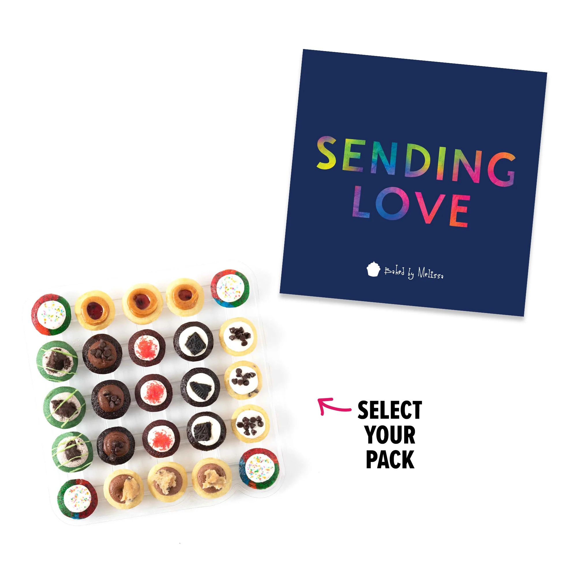 Sending Love Cupcake Gift Box 25-Pack | Baked by Melissa