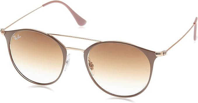 Ray-Ban Women's Round Browbar Sunglasses | Amazon (CA)