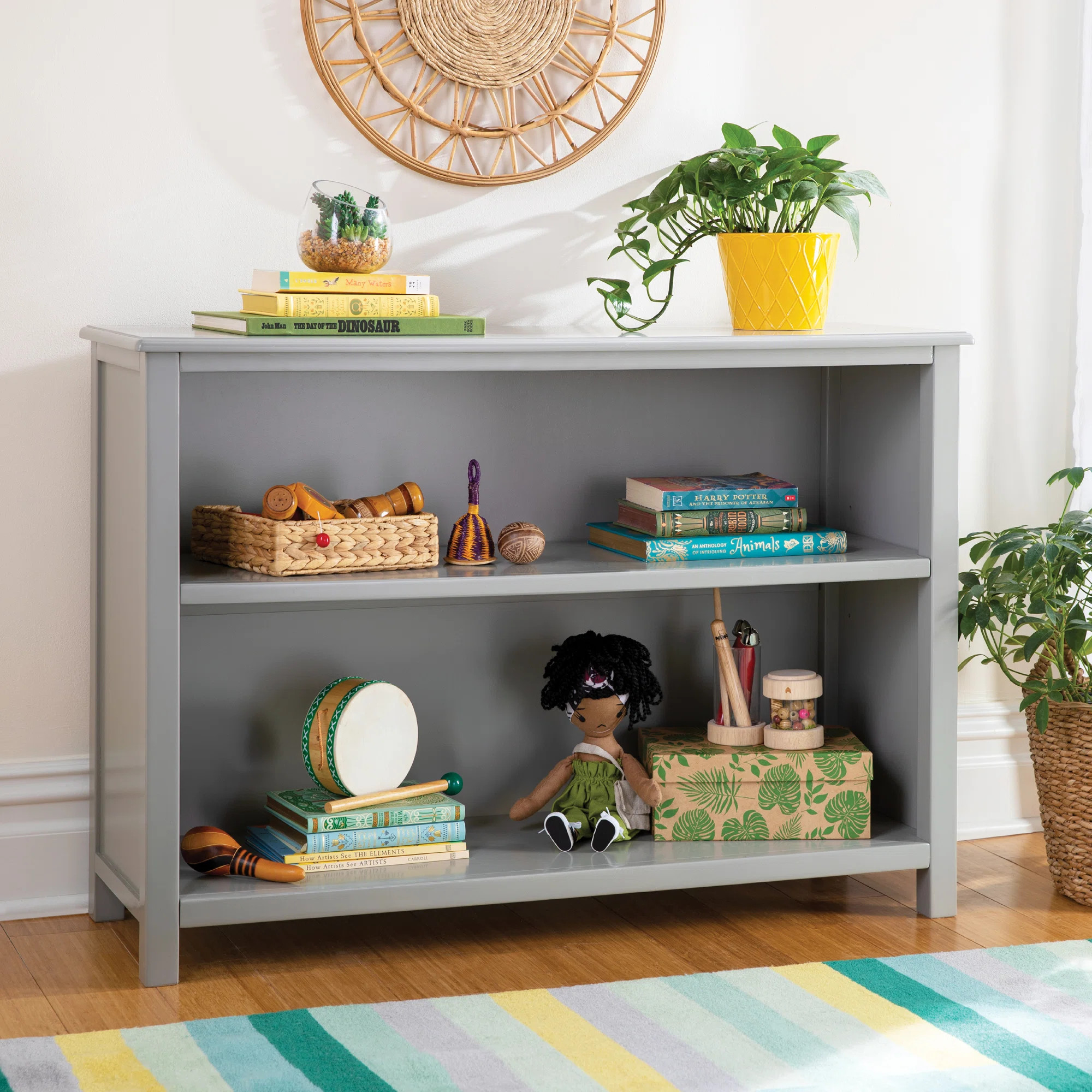Taiga Deluxe Kids' 2-Shelf Bookcase | Wayfair North America