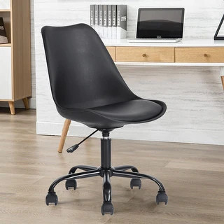 Porch & Den Stringer Mid-Century Modern Task Chair - White | Bed Bath & Beyond