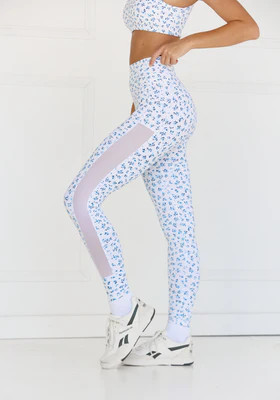 Astoria LUXE BALANCE Full Length Mesh Legging - Poppy | astoria activewear