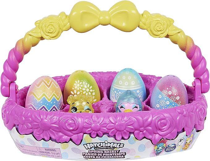 Hatchimals CollEGGtibles, Spring Basket with 5 Characters and 3 Pets, Girl Toys, Girls Gifts for ... | Amazon (US)