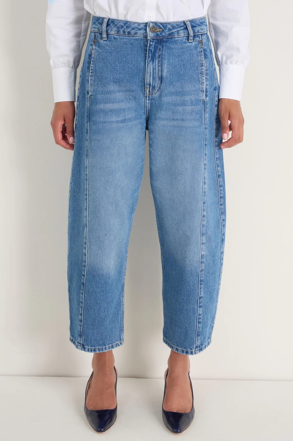 Charlie Horseshoe Jean - Mid Wash | WYSE London