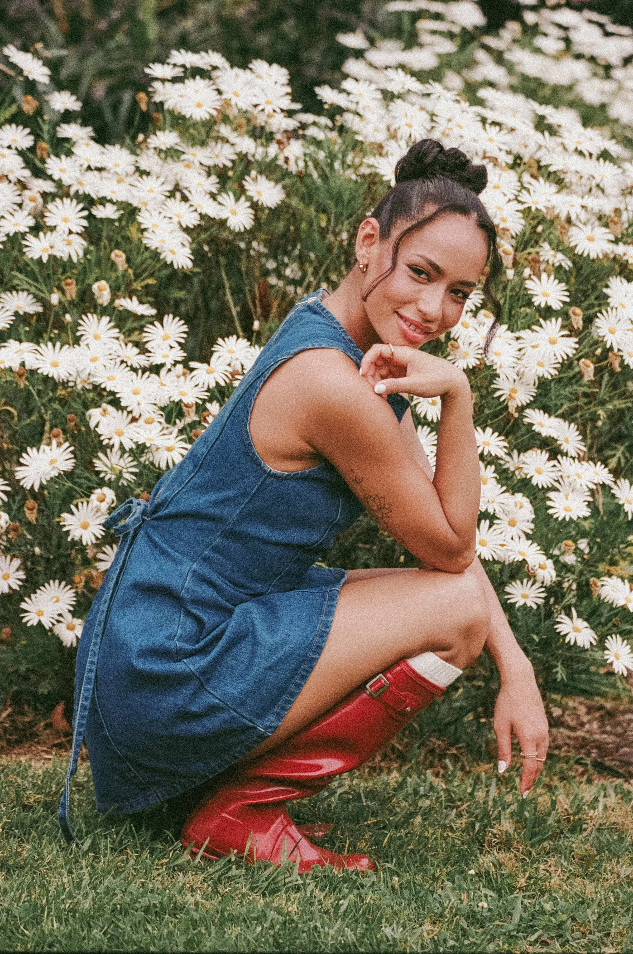 Katina Mini Dress - Denim | Petal & Pup (US)
