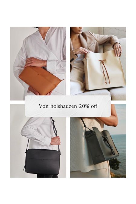 Von holzhausen is having 20% off site wide- sustainably made with the best leather alternative- I spilled chocolate milk all over my white bag and it wiped right off. Love some of their smaller items as gifts for the holiday season. 

#LTKHoliday #LTKCyberweek #LTKGiftGuide