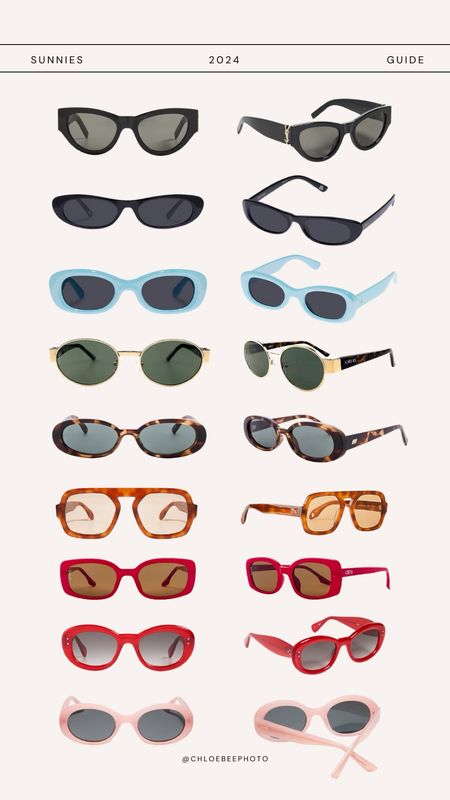 Summer Sunnies Guide, Sunnies Guide, Sunglasses Guide, Shades Guide, Poolside Sunglasses, Vacation Sunglasses 

#LTKSeasonal #LTKswim