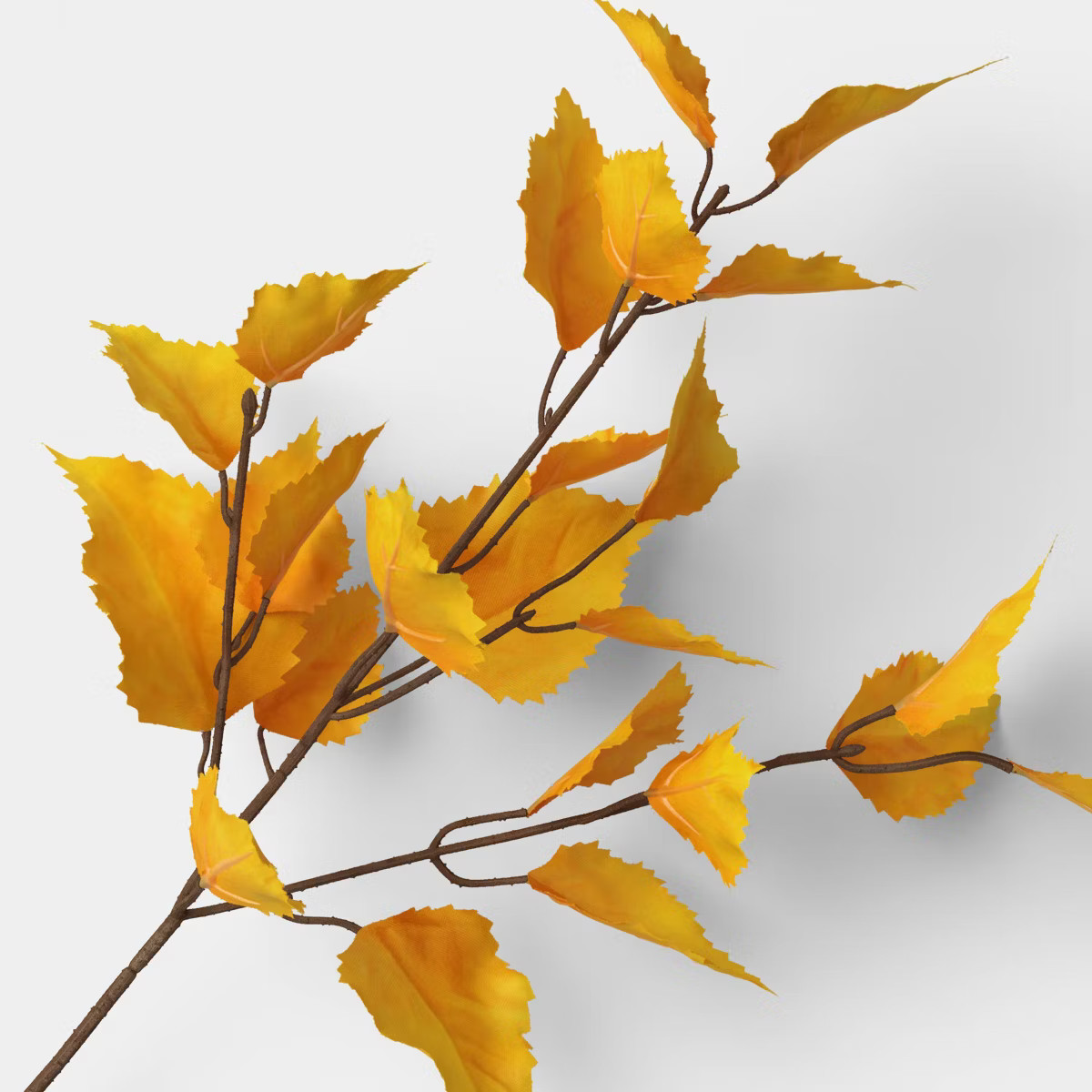 20" Mini Golden Aspen Leaves Stem - Room Essentials\u2122: Fall | Target