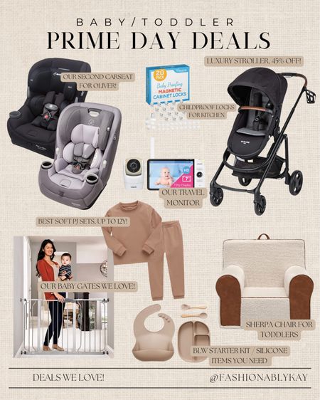 Prime day is HAPPENING NOW 🤎 sharing the best of baby/toddler here, we have almost everything on here and the deals are 🙌🏼

Toddler car seat, luxury stroller, best pajamas, soft PJ set, toddler pajamas, Sherpa chair, Christmas gifts, maxi Cosi, baby gates 

#LTKkids #LTKbaby
