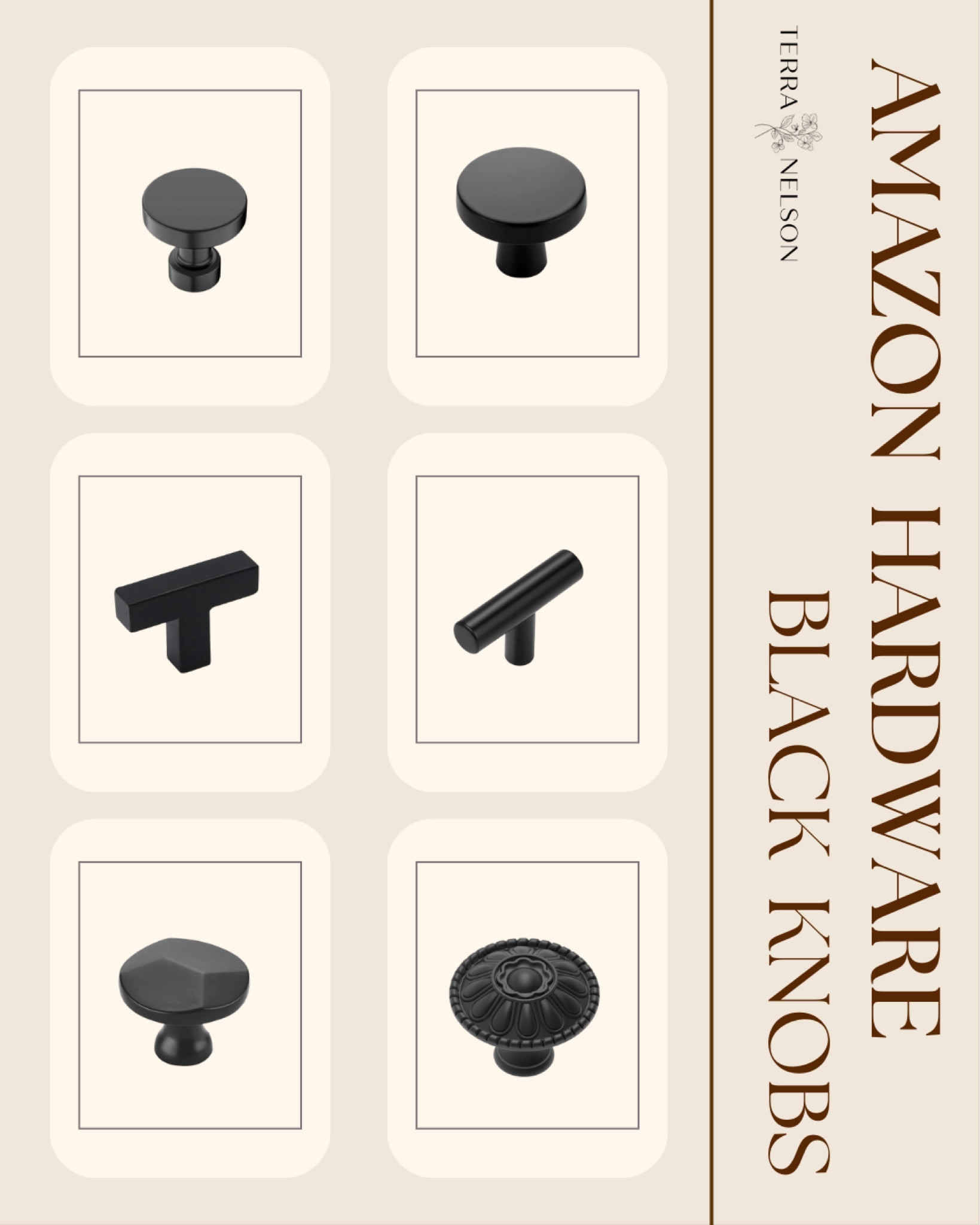 Black drawer knobs from Amazon!

#LTKstyletip #LTKhome #LTKFind